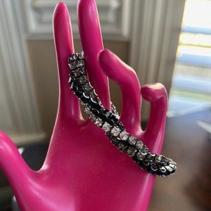 Touchstone by Swarovski - Twisted Multi-Stone Stretch Bracelet